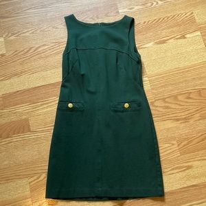 Vince Camuto dark green dress worn once